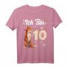 Fuchs Geburtstags T-Shirt für Mädchen zum 10. Geburtstag - Süßes Party-Shirt für kleine Prinzessinnen & Fuchs-Fans