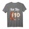 Fuchs Geburtstags T-Shirt für Mädchen zum 10. Geburtstag - Süßes Party-Shirt für kleine Prinzessinnen & Fuchs-Fans