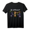 Be Different! Damen & Herren Lustiges Fledermaus & Fuchs T-Shirt – Individuelle Tiermotive für Freunde & Tierliebhaber