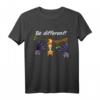 Be Different! Damen & Herren Lustiges Fledermaus & Fuchs T-Shirt – Individuelle Tiermotive für Freunde & Tierliebhaber