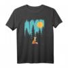 Fuchs bei Vollmond T-Shirt - Lustiges Waldtier Design für Männer, Frauen & Kinder, Perfekt als Geschenk für Tier- und Nachtliebhaber