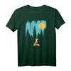 Fuchs bei Vollmond T-Shirt - Lustiges Waldtier Design für Männer, Frauen & Kinder, Perfekt als Geschenk für Tier- und Nachtliebhaber