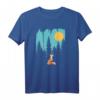 Fuchs bei Vollmond T-Shirt - Lustiges Waldtier Design für Männer, Frauen & Kinder, Perfekt als Geschenk für Tier- und Nachtliebhaber