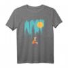 Fuchs bei Vollmond T-Shirt - Lustiges Waldtier Design für Männer, Frauen & Kinder, Perfekt als Geschenk für Tier- und Nachtliebhaber