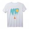 Fuchs bei Vollmond T-Shirt - Lustiges Waldtier Design für Männer, Frauen & Kinder, Perfekt als Geschenk für Tier- und Nachtliebhaber
