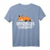 Lustiges Fuchs Schlafshirt - Pyjama T-Shirt für Damen und Herren, Perfekt als Geschenk für Spätschläfer, Nachtpartys und Bettliebhaber
