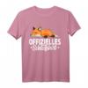 Lustiges Fuchs Schlafshirt - Pyjama T-Shirt für Damen und Herren, Perfekt als Geschenk für Spätschläfer, Nachtpartys und Bettliebhaber