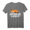 Lustiges Fuchs Schlafshirt - Pyjama T-Shirt für Damen und Herren, Perfekt als Geschenk für Spätschläfer, Nachtpartys und Bettliebhaber