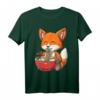 Fuchs isst Ramen - Kawaii Geschenkidee für Ramen- und Fuchsliebhaber T-Shirt