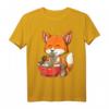 Fuchs isst Ramen - Kawaii Geschenkidee für Ramen- und Fuchsliebhaber T-Shirt