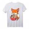 Fuchs isst Ramen - Kawaii Geschenkidee für Ramen- und Fuchsliebhaber T-Shirt