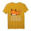 Offizielles Fuchs Schlafshirt mit lustigem Spruch & Motiv – Perfektes Geschenk für Fuchs Fans, Teenager & Liebhaber zu Weihnachten & Geburtstag