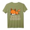 Offizielles Fuchs Schlafshirt mit lustigem Spruch & Motiv – Perfektes Geschenk für Fuchs Fans, Teenager & Liebhaber zu Weihnachten & Geburtstag