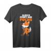 Gleich pfeift der Fuchs Spruch T-Shirt – Lustiges Vintage Fuchs Design für Tierliebhaber, Förster & Waldmenschen, ideales Weihnachts- und Geburtstagsgeschenk