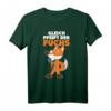Gleich pfeift der Fuchs Spruch T-Shirt – Lustiges Vintage Fuchs Design für Tierliebhaber, Förster & Waldmenschen, ideales Weihnachts- und Geburtstagsgeschenk