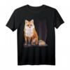 Fuchs mit Schatten Einzigartiges Natur Geschenk T-Shirt – Perfekt für Fuchs- und Naturfreunde, Camping und Wandern