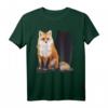 Fuchs mit Schatten Einzigartiges Natur Geschenk T-Shirt – Perfekt für Fuchs- und Naturfreunde, Camping und Wandern