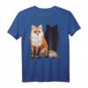 Fuchs mit Schatten Einzigartiges Natur Geschenk T-Shirt – Perfekt für Fuchs- und Naturfreunde, Camping und Wandern