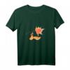 Fliegender Fuchs mit Ahornblatt als Gleitschirm - Magisches Aquarell T-Shirt für Kinder und Erwachsene, ideales Geschenk zu Weihnachten & Geburtstag