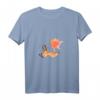 Fliegender Fuchs mit Ahornblatt als Gleitschirm - Magisches Aquarell T-Shirt für Kinder und Erwachsene, ideales Geschenk zu Weihnachten & Geburtstag