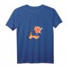 Fliegender Fuchs mit Ahornblatt als Gleitschirm - Magisches Aquarell T-Shirt für Kinder und Erwachsene, ideales Geschenk zu Weihnachten & Geburtstag
