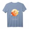 Offizielles Schlafshirt mit Mond, Sternen und süßem Fuchs - Bequeme Nachtwäsche für Damen, Mädchen und Kinder für süße Träume