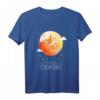 Offizielles Schlafshirt mit Mond, Sternen und süßem Fuchs - Bequeme Nachtwäsche für Damen, Mädchen und Kinder für süße Träume