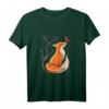 Süßer Fuchs mit Blumen - Natur Herbst T-Shirt für Kinder, ideal für Einschulung, Geburtstag oder Weihnachten