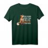 Fuchsmotiv T-Shirt mit Spruch - Handbemalter Fuchs für Tier- und Naturliebhaber, perfekt als Geschenk zu Weihnachten, Geburtstag oder Vatertag