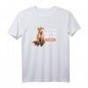 Fuchsmotiv T-Shirt mit Spruch - Handbemalter Fuchs für Tier- und Naturliebhaber, perfekt als Geschenk zu Weihnachten, Geburtstag oder Vatertag