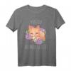 Süßes Kawaii Fuchs T-Shirt mit lustigem Spruch: Positiv auf müde getestet – Perfekt für Tierliebhaber, Humorfreunde und Mütter