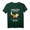 Mein Menschen Kostüm Bin ich ein Fuchs Halloween Outfit T-Shirt - Lustiges Tiermotiv für Familien & Halloween Feier