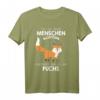 Mein Menschen Kostüm Bin ich ein Fuchs Halloween Outfit T-Shirt - Lustiges Tiermotiv für Familien & Halloween Feier