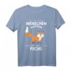Mein Menschen Kostüm Bin ich ein Fuchs Halloween Outfit T-Shirt - Lustiges Tiermotiv für Familien & Halloween Feier