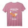 Mein Menschen Kostüm Bin ich ein Fuchs Halloween Outfit T-Shirt - Lustiges Tiermotiv für Familien & Halloween Feier