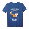 Mein Menschen Kostüm Bin ich ein Fuchs Halloween Outfit T-Shirt - Lustiges Tiermotiv für Familien & Halloween Feier