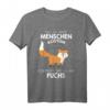 Mein Menschen Kostüm Bin ich ein Fuchs Halloween Outfit T-Shirt - Lustiges Tiermotiv für Familien & Halloween Feier