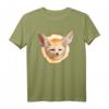 Wüstenfuchs Fennek Fuchs Füchse Illustration T-Shirt – Perfektes Geschenk für Tierfreunde, Naturschützer & Fuchs-Liebhaber zu Weihnachten & Geburtstag