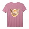 Wüstenfuchs Fennek Fuchs Füchse Illustration T-Shirt – Perfektes Geschenk für Tierfreunde, Naturschützer & Fuchs-Liebhaber zu Weihnachten & Geburtstag