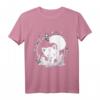 Weisser Wolf mit Mond - Gothic Fuchs mit Galaxy Sternen T-Shirt für Natur- und Gothic-Fans, ideales Weihnachts- und Geburtstagsgeschenk