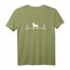 Harzer Fuchs Herzschlag T-Shirt für Hundebesitzer und Hirten – Perfekt für Liebhaber des deutschen Hütehundes aus dem Harz