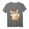 Kawaii Fuchs Füchse T-Shirt – Süßes Geschenk für Weihnachten oder Geburtstag, klassisch geschnitten