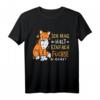 Fuchs T-Shirt - Klassisch geschnitten, langlebiges Tiermotiv-Shirt für Natur- und Tierliebhaber