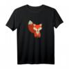 Süßer Cartoon Fuchs T-Shirt für Männer, Frauen und Kinder – Lustiges Tiermotiv für Alltag und Geschenk