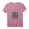 Damen Fuchs T-Shirt mit V-Ausschnitt – Leichtes, klassisch geschnittenes Tiermotiv-Shirt mit Doppelnaht