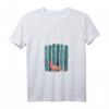 Damen Fuchs T-Shirt mit V-Ausschnitt – Leichtes, klassisch geschnittenes Tiermotiv-Shirt mit Doppelnaht