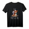 Ich am Montag Fuchs mit Kaffee T-Shirt – Lustiges Geschenk für Montagshasser, Kaffee- und Tierliebhaber, perfekt zu Weihnachten oder Geburtstag