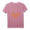 Damen & Mädchen Fuchs T-Shirt mit Herz-Posen - Süßes Tiermotiv mit V-Ausschnitt, Perfekt für Fuchs-Liebhaber & Tierfreunde