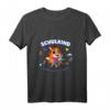 Kinder Schulkind T-Shirt zum HapKoala - Lustiges Geschenk mit Spruch 'Schlau wie ein Fuchs' für Jungen und Mädchen