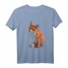 Handbemalte Fuchs Kapuzenjacke - Lustiges Tiermotiv Geschenk zum HapKoala für Tierliebhaber und Modefans
